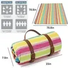 Extra Large Picnic Mat Waterproof Camping Sand Proof Mat Gifts Christmas