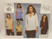 NIP! Misses' Petite Top Sewing Pattern Vogue Patterns #2634