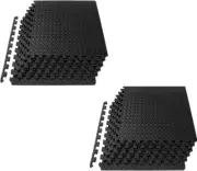 12pc Foam Mat EVA Floor Tiles Interlocking Gym Puzzle Fitness Workout Yoga