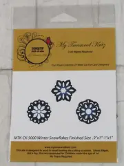 My Treasured Kutz, Metal Die, Winter Snowflakes, MTK-CK-5000