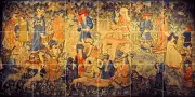 Art Deer Hunt Ceramic Mural Backsplash Bath Tile #2065