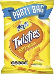 Smiths Wicked Cheddar Zig Zags Twisties, 125 g