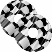 Wheelchair Spoke Guards Skins Checkered Flag Custom Design Mobility Accessories
