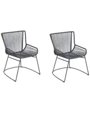 Seasonal Living The Dane Set of 2 Dining Arm Chairs