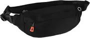 Adjustable Mic Belt Bag for Fitness: Waterproof Ergonomic Waist Pack - Belt Bag for Running Hiking and Outdoor Activities