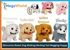 Electronic Robot Dog Walking Barking Tail Wagging Puppy Kids Toy for Boys Girls