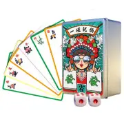 146pcs/set Mahjong Cards Set Mahjong Playing Cards Waterproof Chinese Mah Jongg