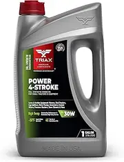 TRIAX Power 4-Stroke 30W Full Synthetic, 4 Stroke Full Synthetic Small Engine Oil, Garden Tractors and Other Power Equipment (1 Gallon)