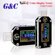 TC66/TC66C Type-C PD Trigger Voltmeter Ammeter Voltage Current Meter USB Tester