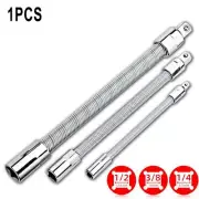 Premium Grade 1/4 3/8 1/2 Flexible Socket Extension Rod Adapter Ratchet Kit