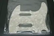 Genuine Fender Nashville 3-PICKUP Tele Plus Pickguard WHITE PEARL Telecaster