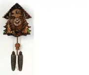 River City 888-10 Bear Family Cuckoo Clock / New/ Open Box
