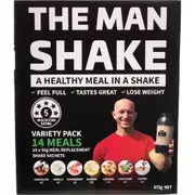 THE MAN SHAKE VARIETY PACK 14 SACHETS
