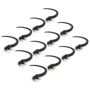 (Pack of 12) 9" Hay Accumulator Grapple Hook Kits with U-Bolts, Nuts, Washers