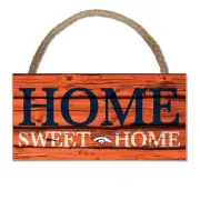 NFL Denver Broncos Home Sweet Wood Sign Wooden Sign Wood Wall Decoration Decor