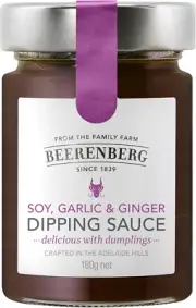Beerenberg Soy, Garlic & Ginger Dipping Sauce, 180 G