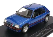 Norev 1/43 Scale Diecast 471737 - 1992 Peugeot 205 GTi 1.9 - Miami Blue