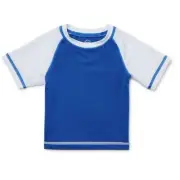 Baby Toddler Boys Wonder Nation RASH GUARD Shirt Sz 3/6 6/9 12 2T NWT Royal Blue