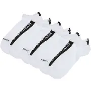 6PK Calvin Klein Women's One Size No Show Socks White Assorted