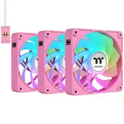 Thermaltake CL F225 PL12PK A CT120 EX Reverse Blades ARGB 120mm PWM Pink Fan [3 Pack]