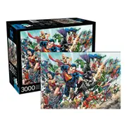 3000pc Aquarius DC Comics Cast 82x115cm Jigsaw Puzzle Kids/Children Game 14y+