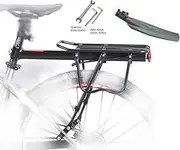 YAIHE Whole Quick Release Aluminum Alloy Bicycle Racks 50KG Rear Seat Luggage Carrier Shelf MTB Cycling Accessory Rack Road Mountain Bike Cargo Racks with mud Plate Stopper