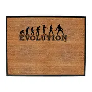 Evolution Warewolf - Funny Novelty Doormat Man Cave Floor mat