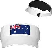 [Generic] National Emblem of Australia Sun Visor Hats Australian Sunscreen Visor Cap for Sport Beach Tennis Golf Running Hiking