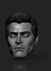 Tyler Lee Hoechlin Superman Arrowverse custom head for action figure