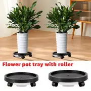 2Packs Plant Caddy with Wheels Heavy Duty Rolling Plant Stands with Water MoiOn
