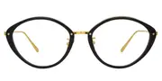 Linda Farrow LUCY LFL1086 C5 Women’s Glasses Black Size 52 - Private Health Rebate - Blue Light Block Available