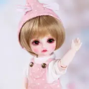 1/8 BJD Doll Mini SD Dolls Girl Jointed Body Face Make UP Eyes Clothes Wig GIFT