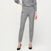 J Crew NWT $128 Cameron Slim Crop Pant in Four Season Stretch Gingham Sz 4 Tall
