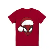 Spidey Clause, Boys Crew Neck Short Sleeve T-Shirt, Sizes 4-18