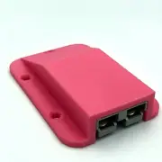 PINK Anderson Plug Surface Mount Panel Kit External Caravan Canopy SB 50amp Grey