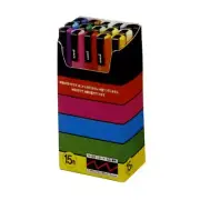ya07160 UNI POSCA Marker Pen 15 Colors Set Fine 0.9-1.3mm PC 3M 15C New Japan