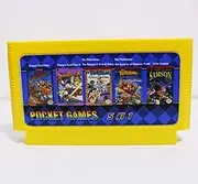 Royal Retro Game Cartridge 60 Pins 8 Bit Game Card - 5 IN 1