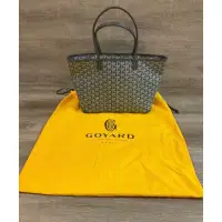 在飛比找蝦皮購物優惠-Goyard Artois pm tote灰色拉鍊款托特包