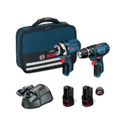 Bosch 12V Professional 2 Piece Hammer Drill Combo Kit 0615990L1H