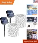 Solar String Lights - 100ft Waterproof 300 LEDs Fairy Lights for Outdoor Decor