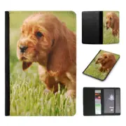 PASSPORT ITINERARY ORGANIZER|ADORABLE COCKER SPANIEL DOG #1