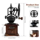 British Style Large Capacity Retro Hand Coffee Grinder Manual Coffee Grinder