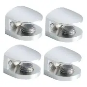 Glass Shelf Bracket,Adjustable Clamp Brackets for Fit 5-8mm Thick Glass
