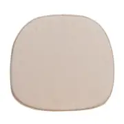 Kids Size Cross Back Chair Seat Cushion in Natural Fabric Upholstery