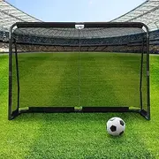Soccer Football Net Set Metal Frame Goal Aluminium Backyard Game Training Practice Kids Adults Sports Equipment