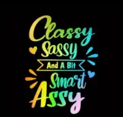 Classy Sassy And A Bit Smart Assy Car Truck Sticker Decal Funny Metallic