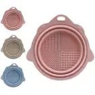 Beauty Sponge Scrub Board with Hanging Hole Washing Cosmetic Foundation