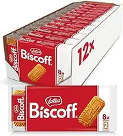 Lotus Biscoff - Caramelised Biscuit - Individually wrapped biscuits per - Ingredients from natural origin - Vegan - No colours or added flavours - 12 x 8 Twin Packs