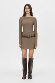 Saint Long Sleeve Top in Fawn - CAMILLA AND MARC® C&M