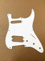 Custom Robbie Robertson 8 Hole Fender Stratocaster 3 ply Pickguard White USA